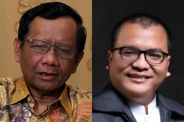 Mahfud MD perintahkan Denny Indrayana bantu Anies Baswedan di 2024. Foto: Kolase/Ist.