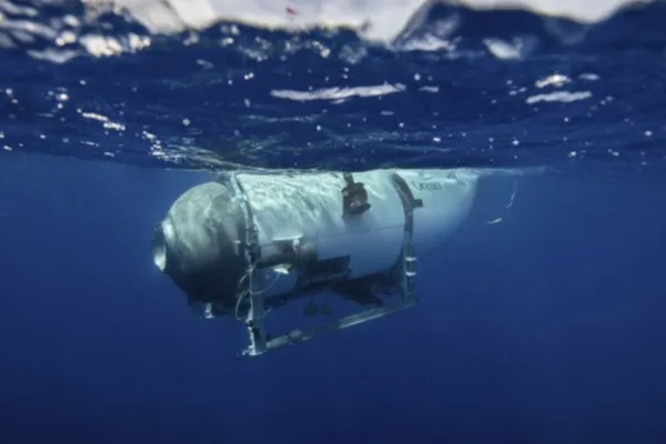 Kapal selam wisata Titanic, OceanGate Titan yang hilang. Foto: Ist.