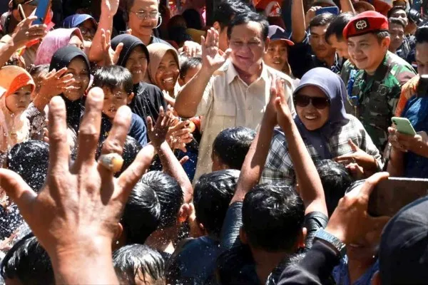 Prabowo Subianto capres terkuat Pilpres 2024. Foto: Instagram.