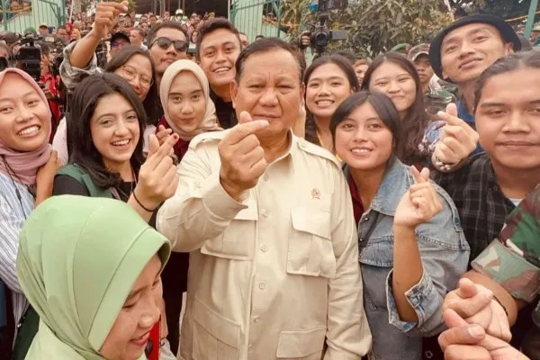 Prabowo Subianto jaga kedamaian Pilpres 2024. Foto: Instagram.