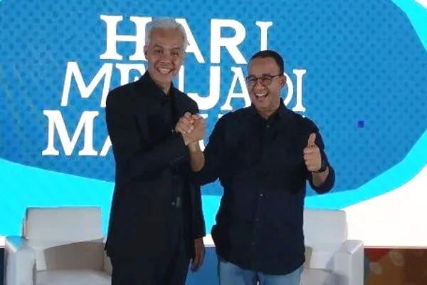 Ganjar Pranowo Anies Baswedan diwacanakan bersatu. Foto: Ist.