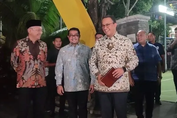 Bacapres Anies Baswedan bertemu SBY di Cikeas bersama Tim 8. Foto: Ist.