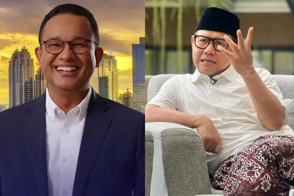 Duet Anies Baswedan dan Cak Imin diakui telah membuat sakit hati Partai Demokrat. Foto: Kolase/Ist.