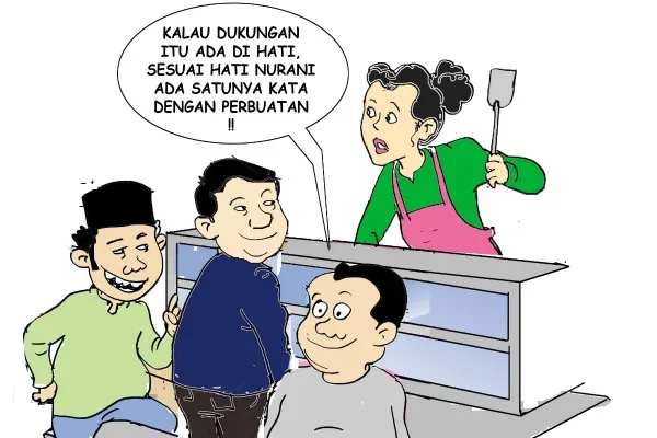 Obrolan Warteg soal Kaesang. Gambar: Poskota.