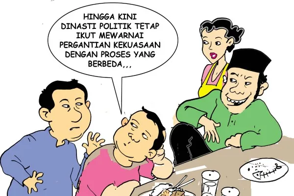 Obrolan warteg dinasti politik. Gambar: Poskota.