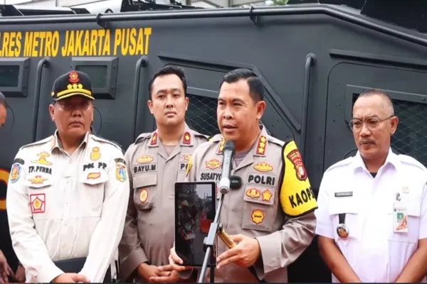 4 Pelaku pengeroyokan Satpol PP di Jakpus positif narkoba. Foto: Ist.