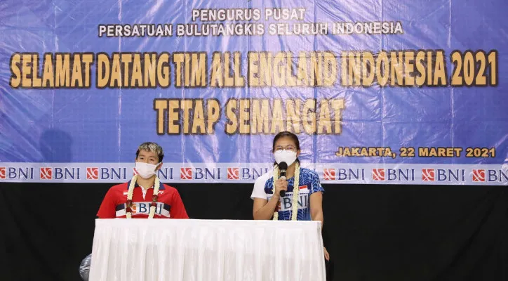 Marcus Fernaldi Gideon dan Greysia Polii. (ist/pbsi)