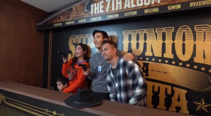 Nagita Slavina, Siwon Choi dan Raffi Ahmad. (Youtube Rans Entertainment)