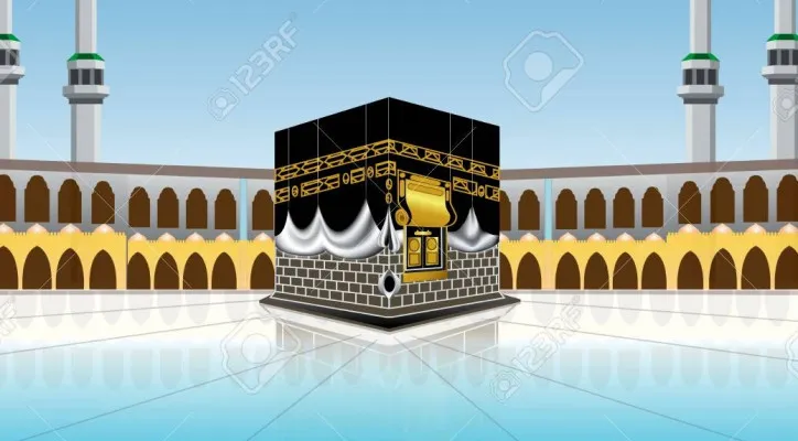 Vector Ilustration Of Kaaba Mecca (Foto: 123rf/website)