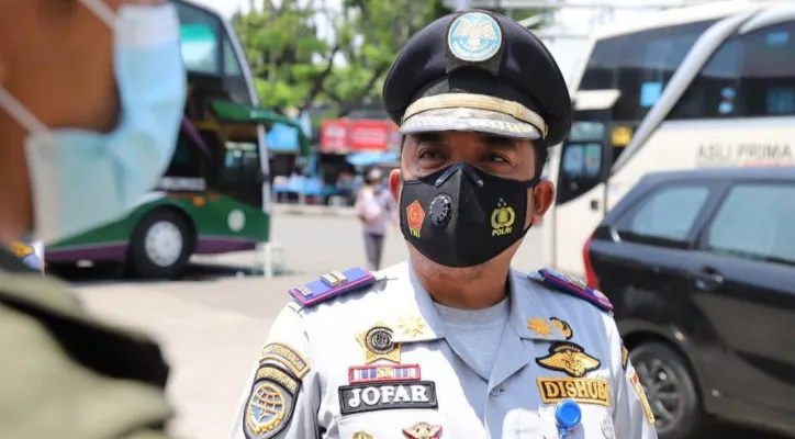 Kepala Terminal Bus Tanjung Priok Jofar. (ist)