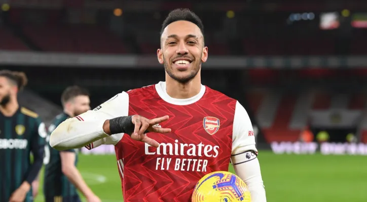 Pierre-Emerick Aubameyang, pemain Arsenal. (twitter Auba)