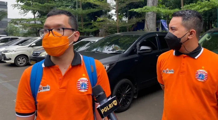 Muhammad Aditya Putra, selaku Ketua 1 The Jakmania. (cr04)