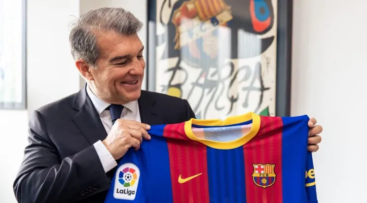 Joan Laporta. (foto: twitter/joanlaportafcb)