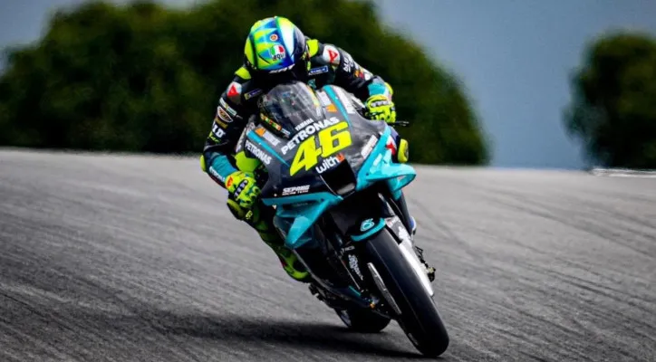 Valentino Rossi, Petronas Yamaha SRT. (twitter ValeYellow46)