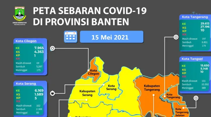 Peta Provinsi Banten. (ist)