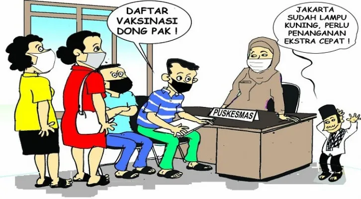 Karikatur Sental-sentil: Jakarta Perlu Gerakan Luar Biasa (kartunis: poskota/arif's)