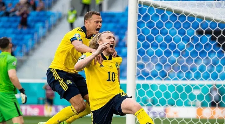 Swedia Kalahkan Slovakia 1-0 (Foto: @swemnt/Instagram)