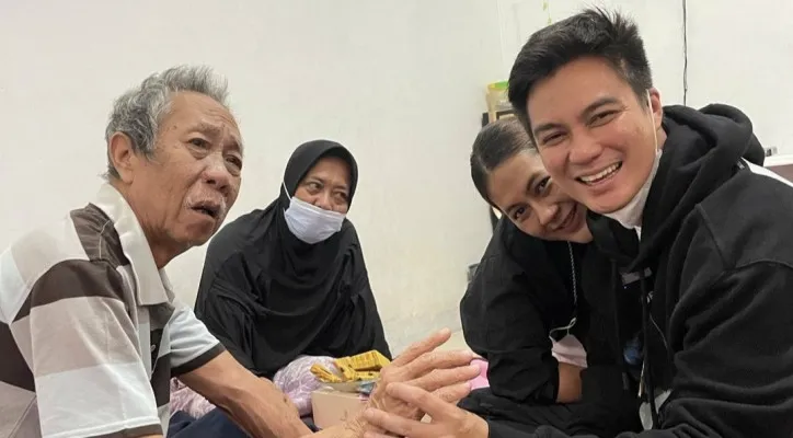 Potret Kunjungan Baim Wong dan Paula Verhoeven. (instagram/@baimwong)