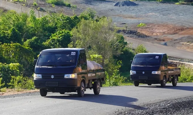 Membawa barang dengan kapasitas yang telah ditentukan tidak hanya aman bagi kendaraan namun juga bagi pengguna jalan lainya. (Foto/suzuki)