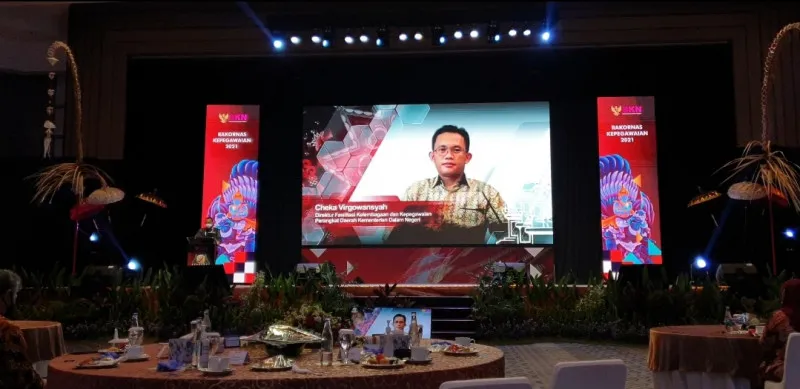 Kegiatan forum Rapat Koordinasi Nasional Badan Kepegawaian, di Denpasar, Bali. (ist)