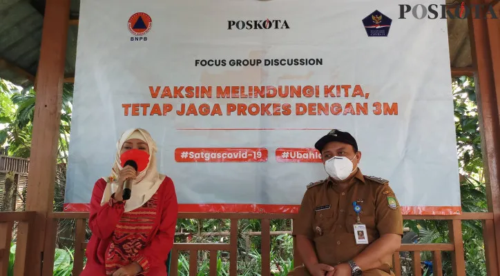 Talkshow yang dilakukan Poskota di Kelurahan Cipondoh Indah, Tangerang, Banten, Rabu (7/7/2021). (foto: muhammad iqbal)