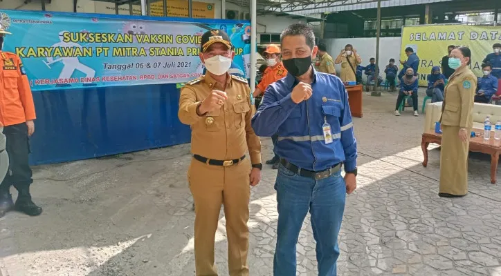 Komitmen Putus Penyebaran Covid-19, MSP Vaksin Ratusan Karyawan. (foto: dok. pribadi)