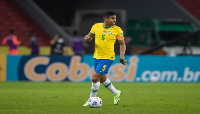 Pemain Brasil, Casemiro. (foto: twitter/@casemiro)