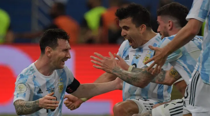 Argentina sukses meraih gelar juara Copa America 2021. (twitter CopaAmerica)