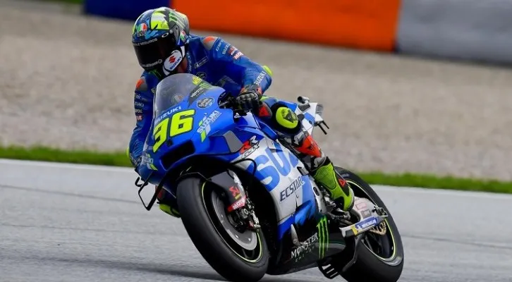 Joan Mir bilang Suzuki perlu dua step lagi untuk kembangkan perang Ride Height Device. (Foto/MotoGP.com)