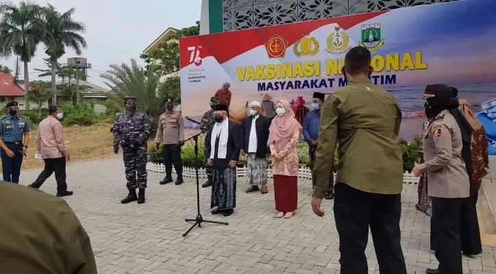 Wapres KH. Ma'ruf Amin di Ponpes An Nawawi miliknya di Kecamatan Tanara, Kabupaten Serang. (ist)