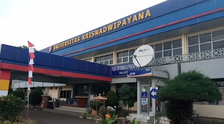 Suasana Kampus Universitas Krisnadwipayana telah kondusif saat terjadinya bentrokan antar dua suku di halaman kampus, Selasa (31/08/2021) lalu. (ihsan)