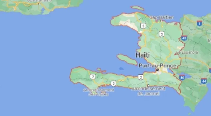 Haiti, negara yang sedang dilanda kisruh politik, dan baru saja diguncang gempa hebat. (foto: googlemaps)