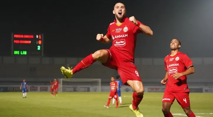 Striker Persija Jakarta, Marko Simic. (Foto: Persija Media)