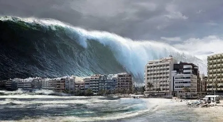 Ilustrasi Tsunami Besar (Foto: Istimewa)