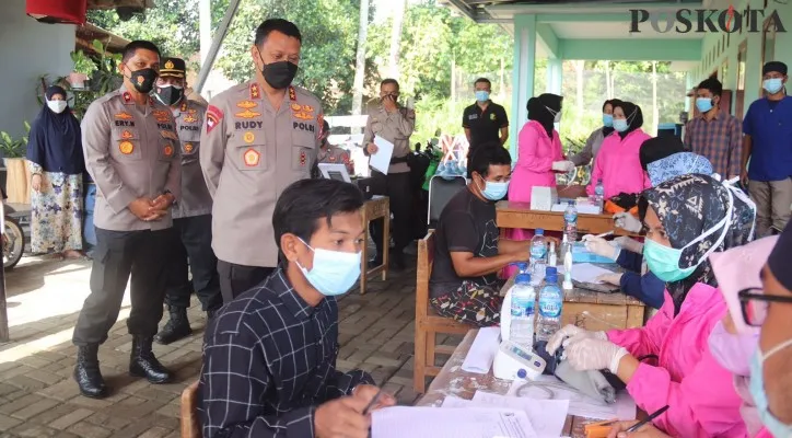 Pemungutan suara di Lebak. (yusuf)