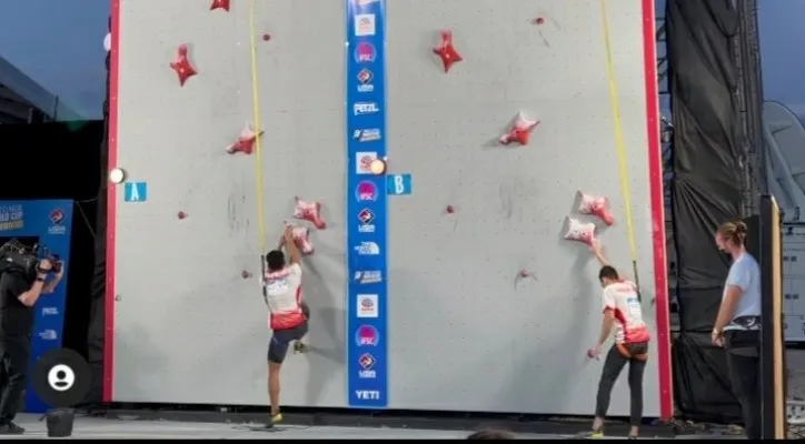 Atlet panjat tebing Indonesia diakui dunia. (foto: tangkapan layar/ instagram ifsclimbing)