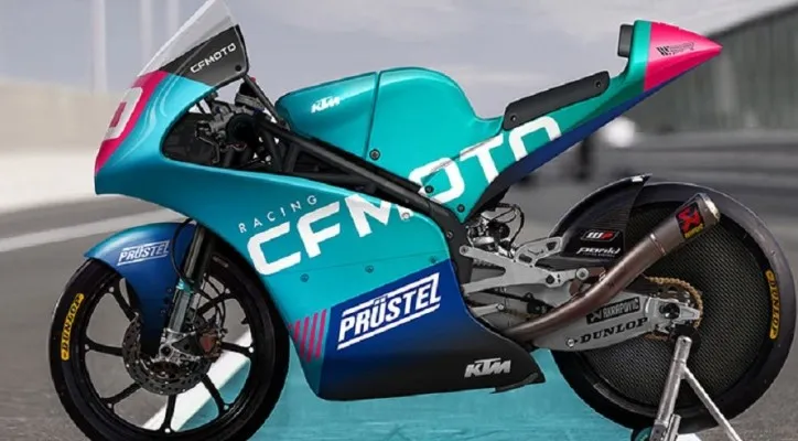 Tim Prustel GP Moto3 mendapat sokongan baru dari pabrikan motor asal Tiongkok, CF Moto. (Foto/todocircuito)