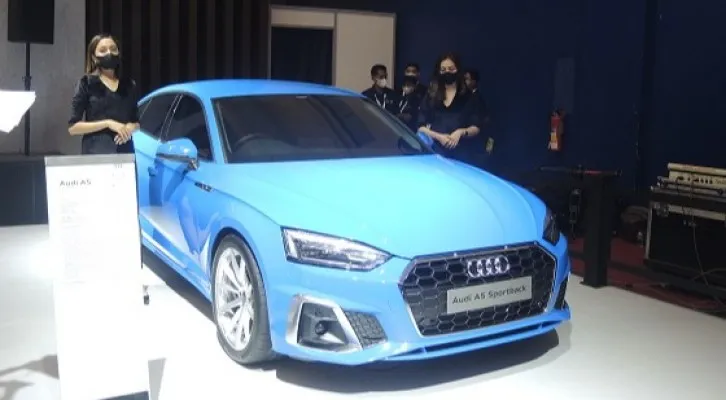 New Audi Sportback dan Coupe yang hadir di GIIAS 2021. (Foto/Poskota.co.id/Ichsan)