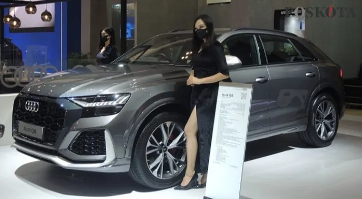 Ini dia SUV premium yang merupakan produk pamungkas dari Audi Indonesia di ajang GIIAS 2021. (Foto/Poskota.co.id/Ichsan)