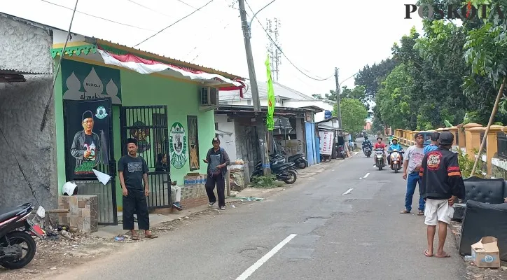 Lokasi Gardu Pos FBR, TKP pengeroyokan, di kawasan Joglo, Kembangan, Jakarta Barat. (foto: poskota/cr01)