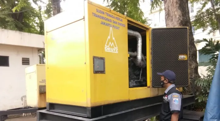 penyediaan Genset untuk korban bencana alam di lokasi pengungsian di wilayah Jakarta Pusat. (Ist)