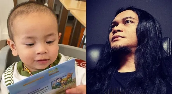 Baby Gala Sky Ardiansyah dan Mbah Mijan (Foto: Instagram)