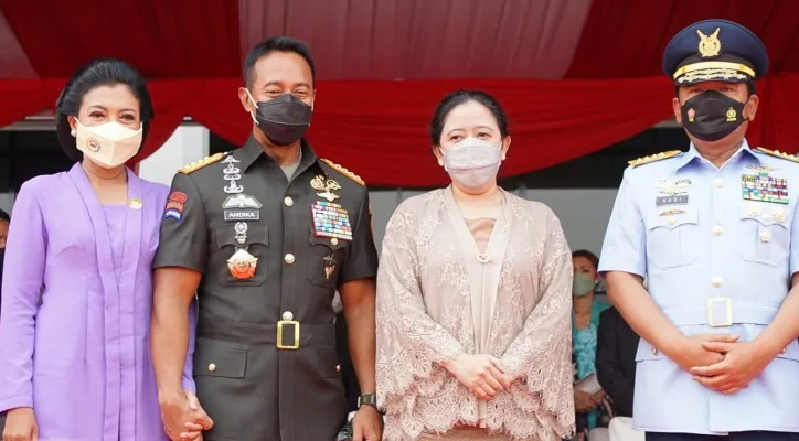 Ketua DPR Puan Maharani bersama Panglima TNI Andika Perkasa. (ist)