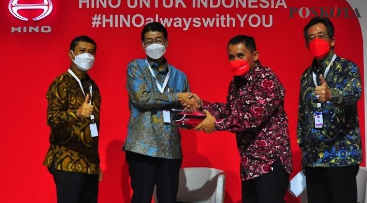 Hino FB 130 akan jadi moda transportasi di Jogja. (Foto/Poskota.co.id/Muhamad Ichsan)