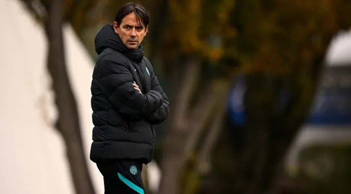 Pelatih Inter Milan, Simone Inzaghi. (Foto/Twitter/@Inter)