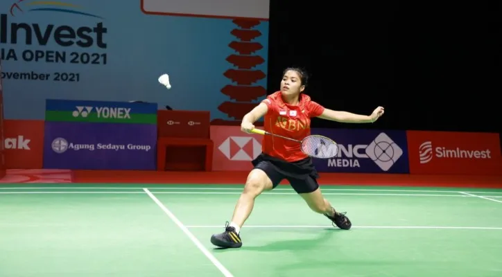 Tunggal putri Indonesia, Gregoria Mariska Tunjung. (foto: PBSI)