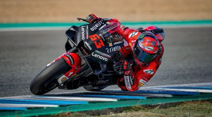 Pembalap tim Ducati, Francesco Bagnaia. (foto: twitter/peccobagnaia)