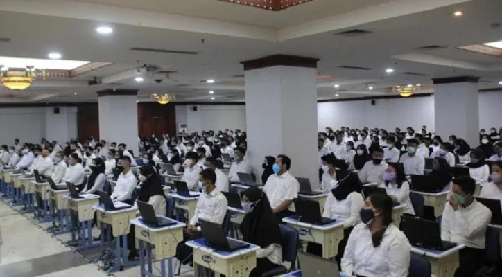 Sebanyak 1.240 Calon CPNS Ikuti SKB CPNS di Kantor Walikota Jaksel. (Foto/pemkotjaksel)