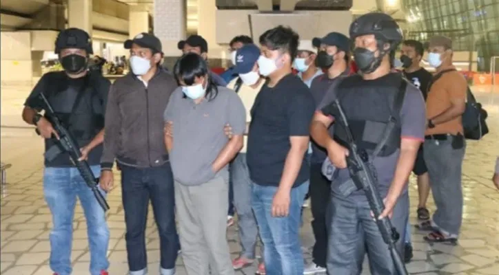  Penangkapan J pelaku penabrak sekaligus bandar narkoba yang menjadi DPO Polres Metro Jakarta Pusat. (Dok Polres Jakpus)