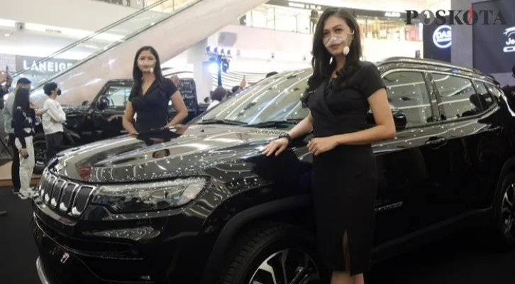 New Jeep Compass resmi meluncur di Indonesia baru hadir dengan versi 5-seater. (Foto/Poskota.co.id/Muhamad Ichsan)